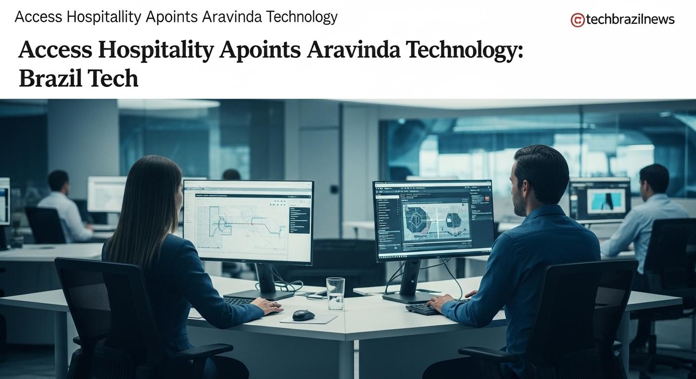 Access Hospitality leadership meeting discussing technology strategy