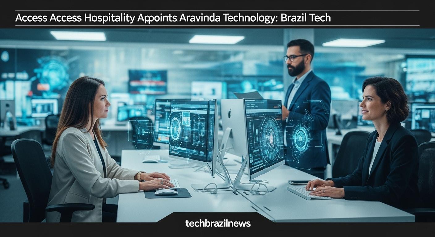 Access Hospitality leadership meeting discussing technology strategy