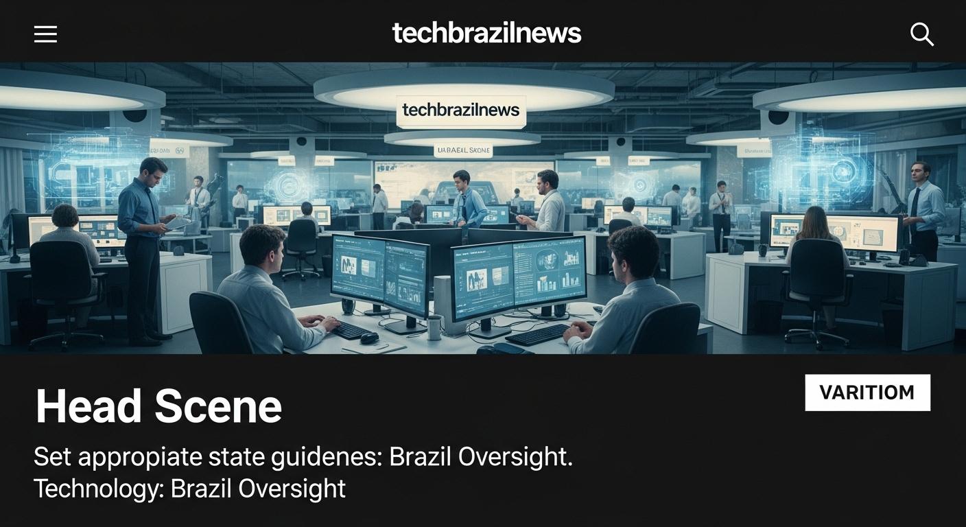 Brazilian policymakers discuss technology guidelines in a conference room